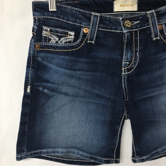 Big Star Remy Stretch Jean Shorts Size 28 - Picture 3 of 14